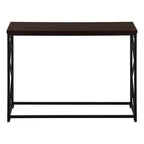 Console d'entrée Espresso Black Metal