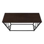 Console d'entrée Espresso Black Metal