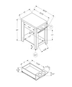 Table d'appoint Expresso avec porte-verre intégré