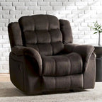 Fauteuil inclinable et relax glissant en acier Hawthorne par Christopher Knight Home