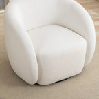 Lot de 2 fauteuils d'appoint pivotants à 360° SEYNAR Modern Glam Rembourrés