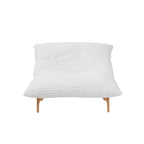 Fauteuil poire grand format, fauteuil poire moelleux avec cadre en bois massif, chaise longue confortable avec rembourrage en duvet