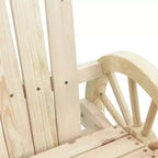 vidaXL Ensemble de salon de jardin Meubles d'extérieur 4 pièces Bois de sapin massif