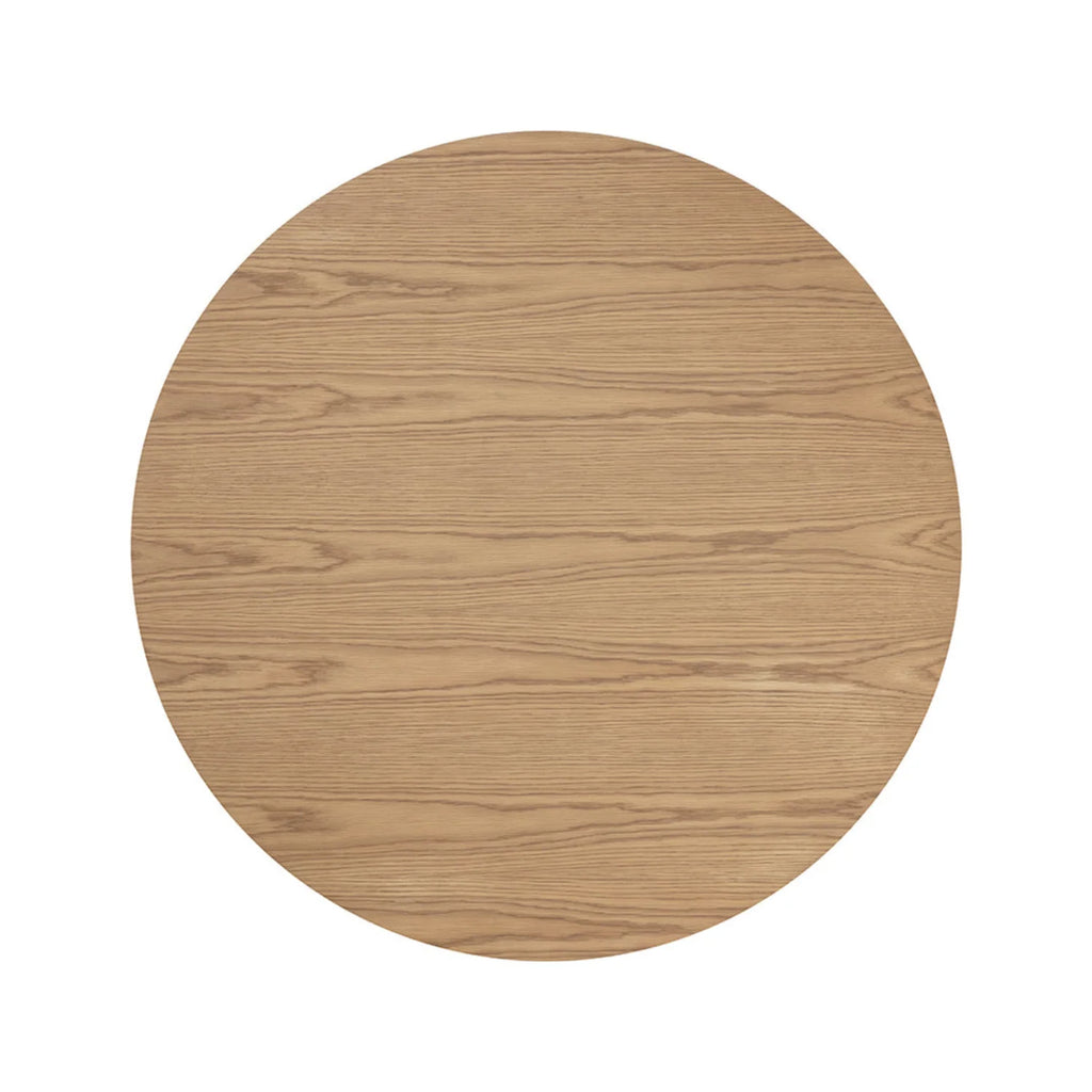 Table basse en chêne rustique avec façades cannelées | Finition or brossé