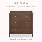 Commode 3 tiroirs avec plan à langer - Chambre d'enfant