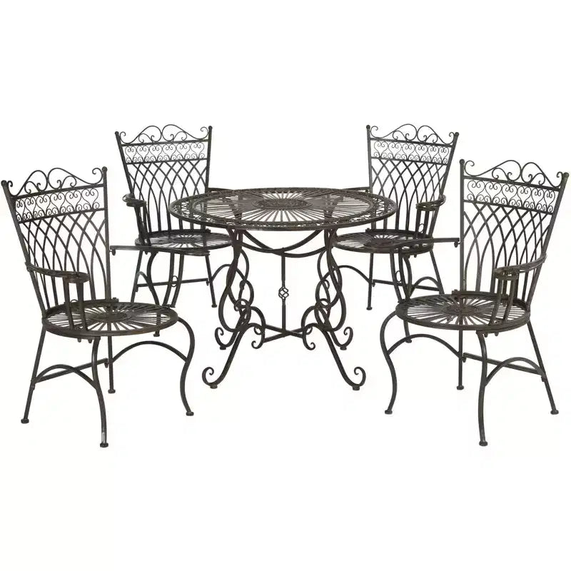 Ensemble de patio 5 pièces Thessaly - Intérieur/extérieur - PAT5003 - Safavieh
