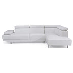 Canapé sectionnel en L 2 pièces en similicuir Riveredge de 277 cm de large - 76L x 109W x 28H