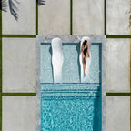 Panama Jack Lot de 2 chaises longues de piscine Wave