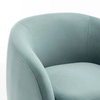 Fauteuil pivotant moderne en forme de tonneau