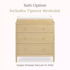 Commode 3 tiroirs avec plan à langer - Chambre d'enfant