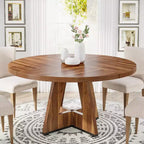 Table à manger ronde de 120 cm pour 4 personnes