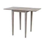 Table à manger avec rallonges expresso, 4 places