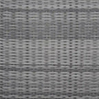 Ensemble de canapé d’angle modulable en rotin d’extérieur avec table réglable et fauteuils inclinables