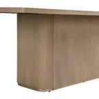 Ensemble de salle à manger Yutthana Modern 7 pièces en bois et métal avec chaises rembourrées