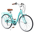 Vélo pour femme Zeus & Ruta de 24 pouces avec 7 vitesses et cadre en acier
