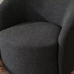 Fauteuil pivotant rembourré KINWELL de 86 cm de large (lot de 2)
