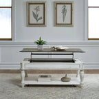 Table basse relevable Magnolia Manor Blanc Antique