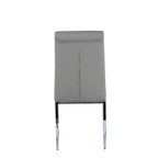 Chaise cantilever rembourrée contemporaine Somette, lot de 4