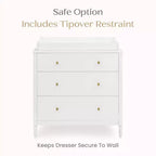 Commode 3 tiroirs avec plan à langer - Chambre d'enfant