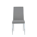 Chaise cantilever rembourrée contemporaine Somette, lot de 4